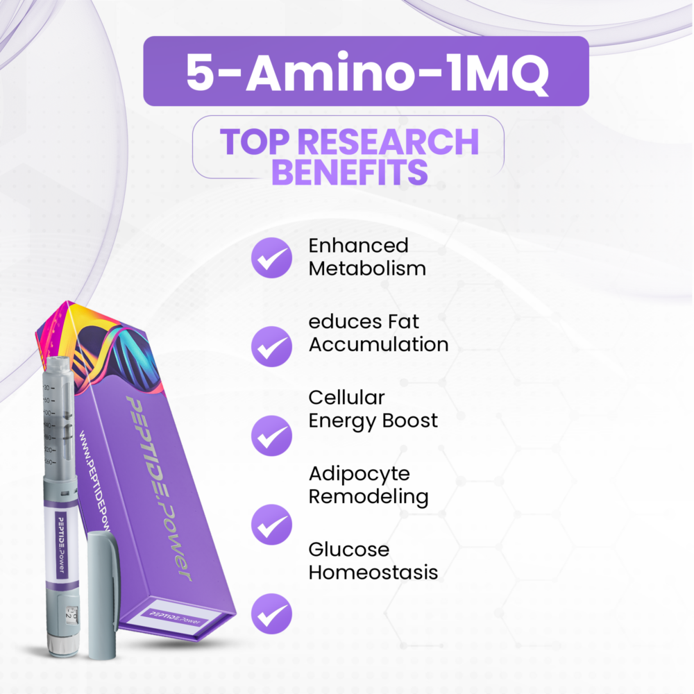 5-Amino-1MQ — Enhanced Metabolism, educes Fat Accumulation, Cellular Energy Boost, Adipocyte Remodeling