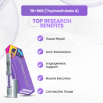 TB 500 (Thymosin Beta 4) — Tissue Repair, Actin Modulation, Angiogenesis Support, Muscle Recovery