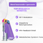 Blend Tesamorelin + Ipamorelin - Viszerale Fettreduktion, Synergistische GH-Pulsatilität, Selektives Sekretagogum-Profil, Erhalt der Muskelmasse