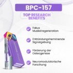 BPC-157 Vorteile: Fokus Muskelregeneration, Entzündungshemmende Signalgebung, Förderung der Osteogenese