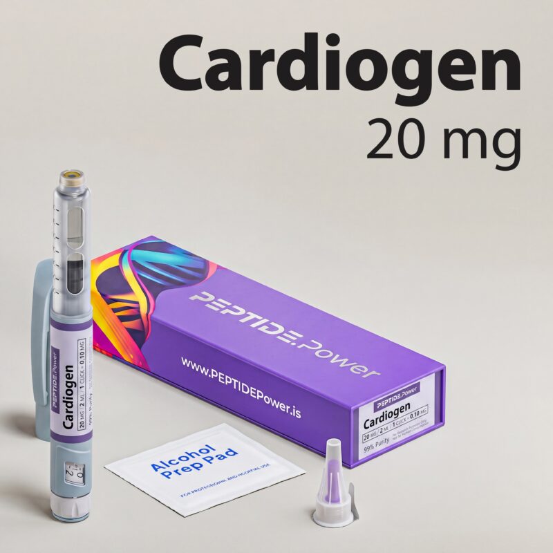 Cardiogen: 20 mg - Pre-Mixed Research Peptide Pen, 99%+ Purity (CoA) | PEPTIDE.Power