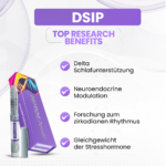 DSIP Vorteile: Delta Schlafunterstützung, Neuroendocrine Modulation, Forschung zum zirkadianen Rhythmus