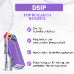 DSIP Vorteile: Ziel der Schlafarchitektur, Regulation der neuronalen Erregbarkeit, Hypothalamisch-Hypophysen-Koordination