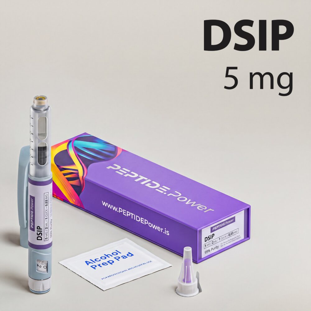 DSIP: 5 mg - Pre-Mixed Research Peptide Pen, 99%+ Purity (CoA) | PEPTIDE.Power