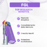 FGL Benefici: Plasticità Sinaptica, Consolidamento della Memoria, Crescita Neuriti, Protezione Eccitotossica