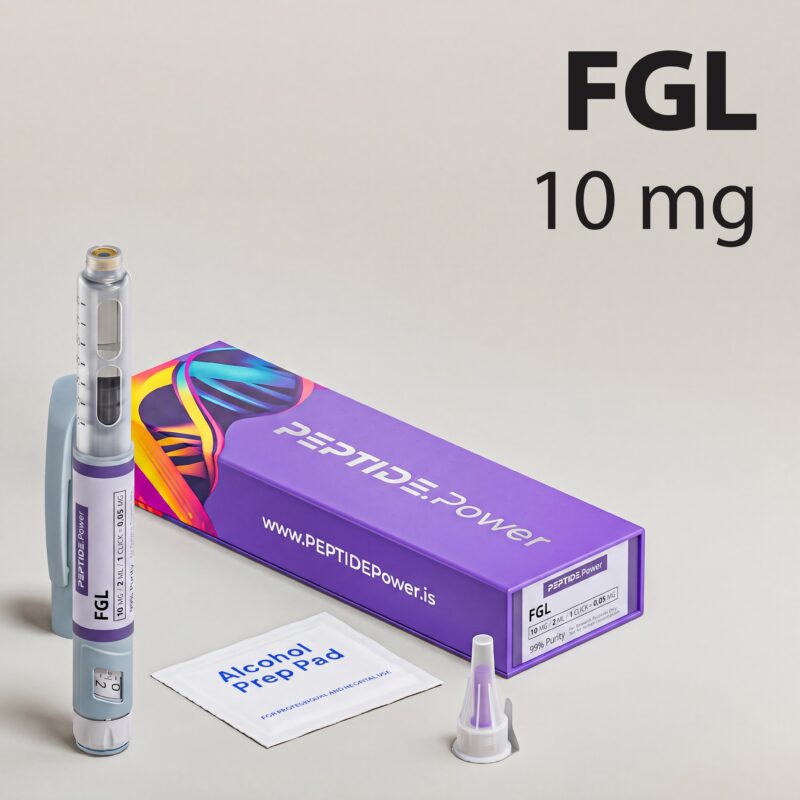 FGL: 10 mg - Pluma de Péptido de Investigación Premezclada, 99%+ Pureza (CoA) | PEPTIDE.Power