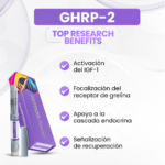 GHRP-2 Beneficios: Activación del IGF-1, Focalización del receptor de grelina, Apoyo a la cascada endocrina