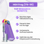 HGH Frag (176-191) Vorteile: Beschleunigte Fettverbrennung, Prevents New Fat Storage, Verbesserte Stoffwechselrate