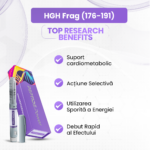 HGH Frag (176-191) Beneficii: Suport cardiometabolic, Acțiune Selectivă, Utilizarea Sporită a Energiei