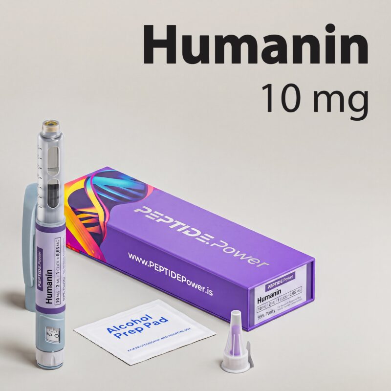 Humanin: 10 mg - Pluma de Péptido de Investigación Premezclada, 99%+ Pureza (CoA) | PEPTIDE.Power