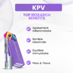 KPV Bienfaits: Apaisement Inflammatoire, Barrière Intestinale, Équilibre Immunitaire, Peau & Tissus