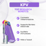 KPV Benefici: Contrasta l'Infiammazione, Supporto Barriera Intestinale, Equilibrio Immunitario, Pelle e Tessuti