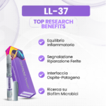 LL-37 Benefici: Equilibrio Infiammatorio, Segnalazione Riparazione Ferite, Interfaccia Ospite-Patogeno