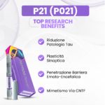 P21 (P021) - Prestazioni Cognitive, Neurogenesi Ippocampale, Upregolazione BDNF, Attività Neuroprotettiva