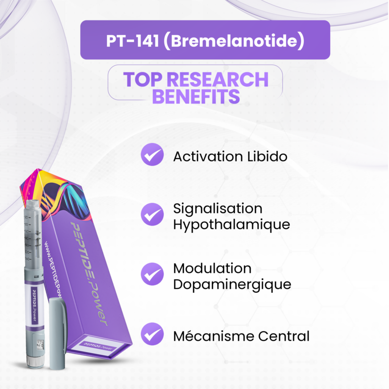 PT-141 Bienfaits: Activation Libido, Signalisation Hypothalamique, Modulation Dopaminergique, Mécanisme Central