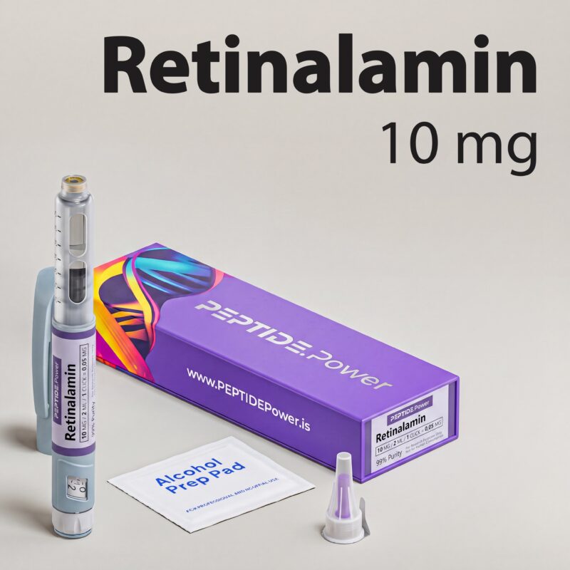 Retinalamin: 10 mg - Pre-Mixed Research Peptide Pen, 99%+ Purity (CoA) | PEPTIDE.Power