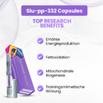 Slu-pp-332 Kapseln Vorteile: Erhöhte Energieproduktion, Fettoxidation, Mitochondriale Biogenese, Trainingsmimetische Wirkung