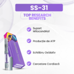 SS-31 (Elamipretide) Beneficii: Suport Mitocondrial, Producție de ATP, Echilibru Oxidativ, Cercetare Cardiacă