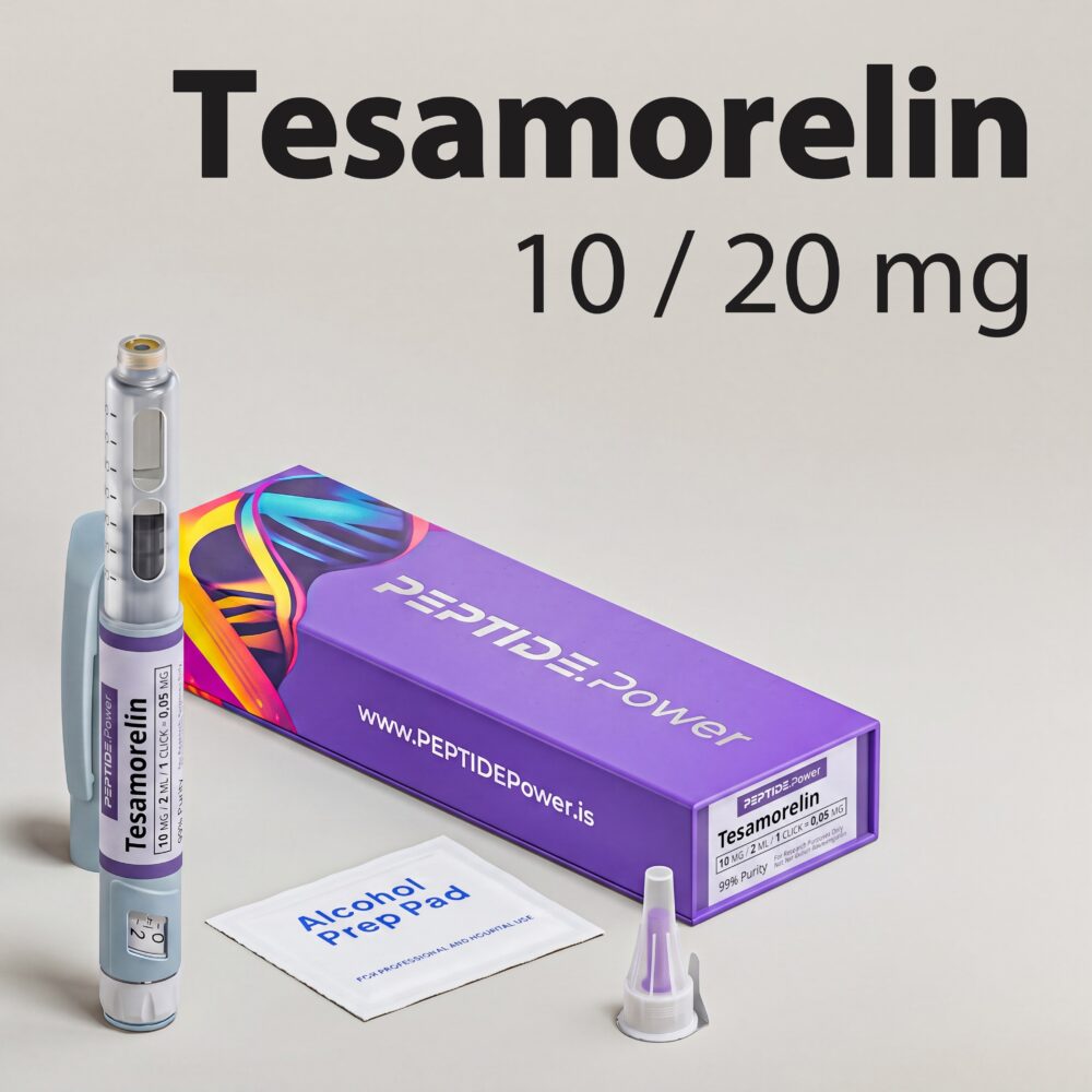 Tesamorelin: 10 mg / 20 mg - Pre-Mixed Research Peptide Pen, 99%+ Purity (CoA) | PEPTIDE.Power