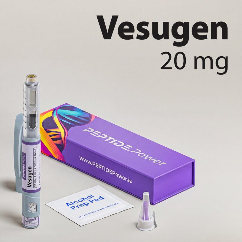 Vesugen: 20 mg - Pre-Mixed Research Peptide Pen, 99%+ Purity (CoA) | PEPTIDE.Power