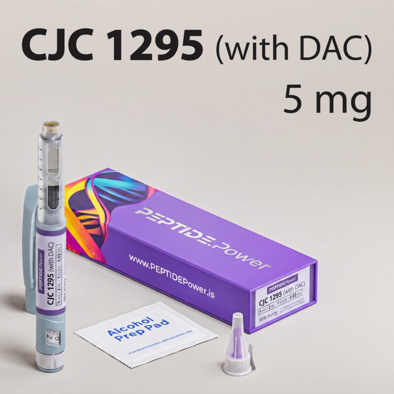 CJC 1295 (with DAC): 5 mg - Προαναμεμειγμένη Ερευνητική Πεπτιδική Πένα, 99%+ Καθαρότητα (CoA) | PEPTIDE.Power