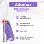 Adamax Bienfaits: Analogie Mélanocortine, Modélisation Neuroprotectrice, Outil RSA, Étalon Analytique de Référence