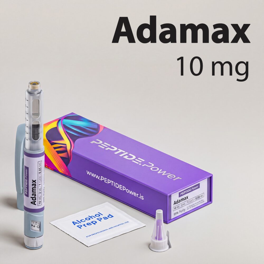 Adamax: 10 mg - Pre-Mixed Research Peptide Pen, 99%+ Purity (CoA) | PEPTIDE.Power