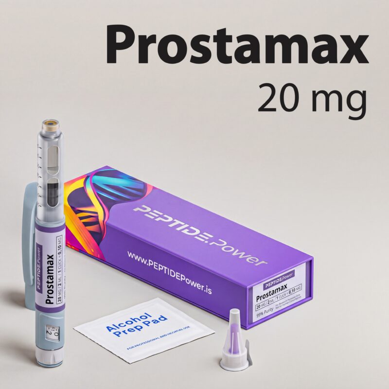Prostamax: 20 mg - Pre-Mixed Research Peptide Pen, 99%+ Purity (CoA) | PEPTIDE.Power