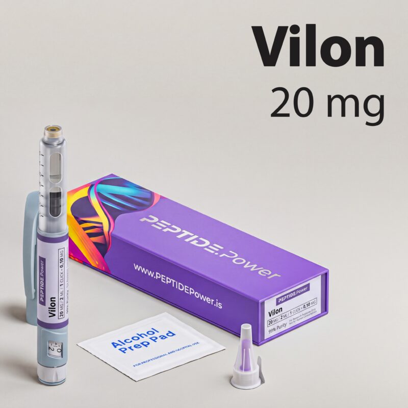 Vilon: 20 mg - Pluma de Péptido de Investigación Premezclada, 99%+ Pureza (CoA) | PEPTIDE.Power